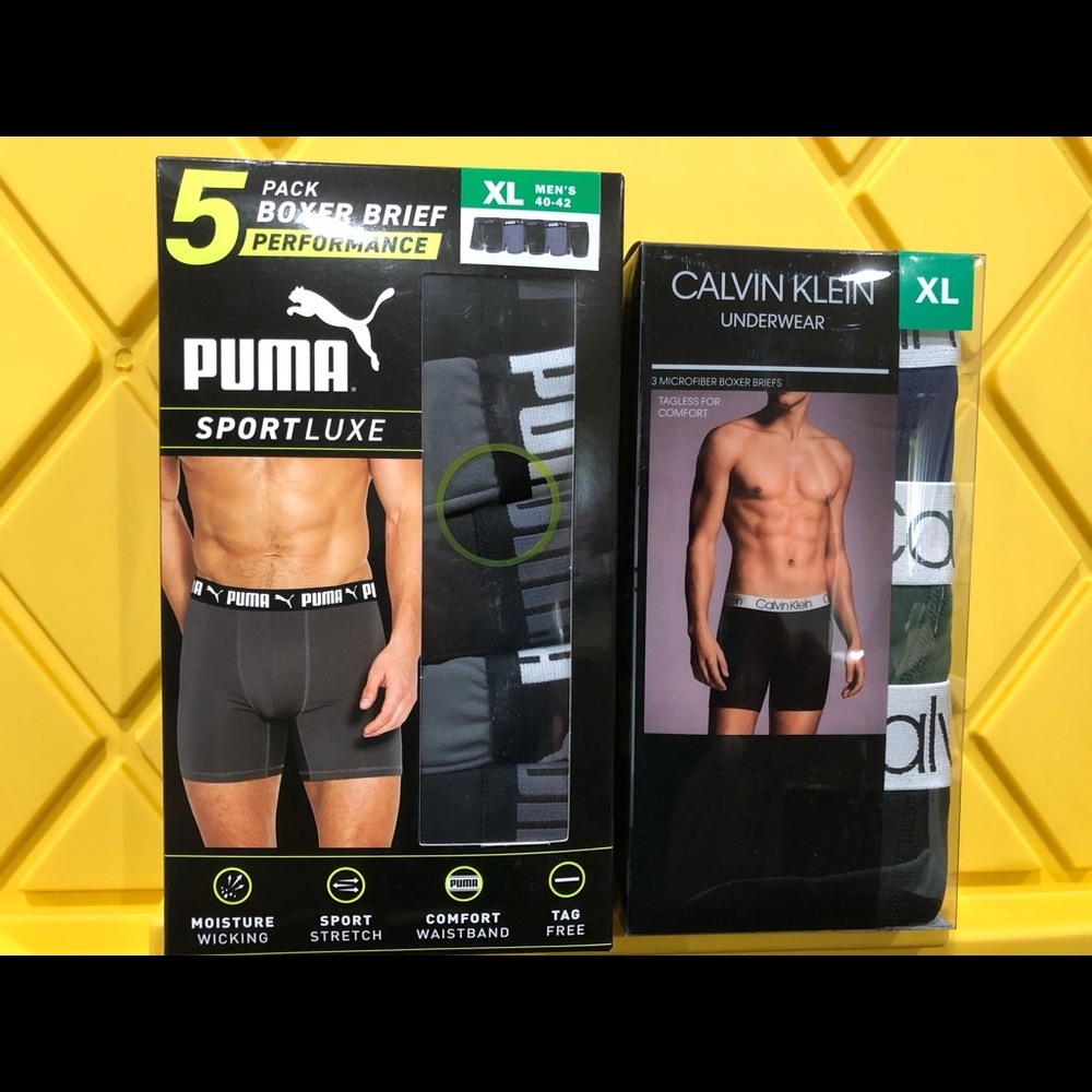 2 men underwear XL microfiber boxer briefs
